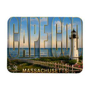 Imán Cabo Cod Massachusetts Faro Viaje Costero
