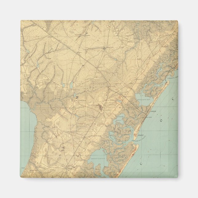 Imán Cabo de Mayo, Nueva Jersey (Frente)