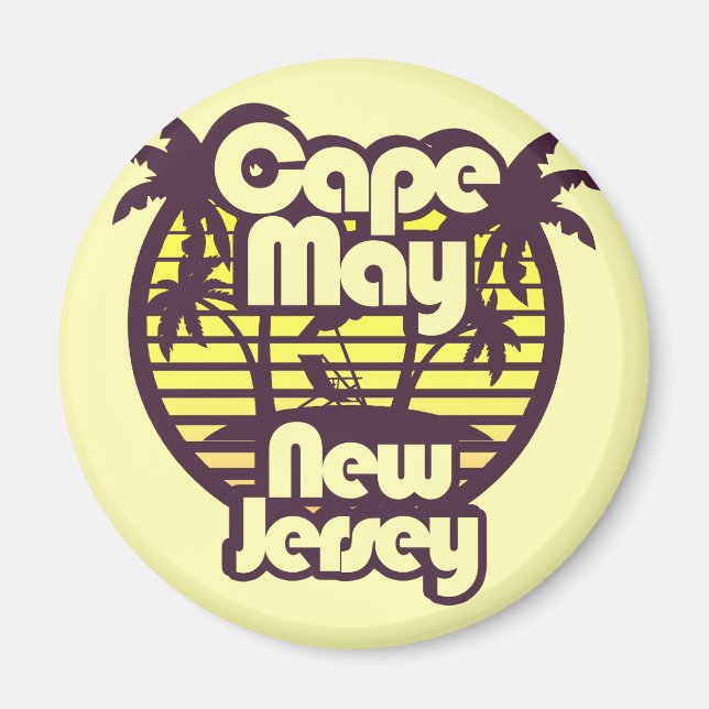 Imán Cabo de mayo, Nueva Jersey (Frente)