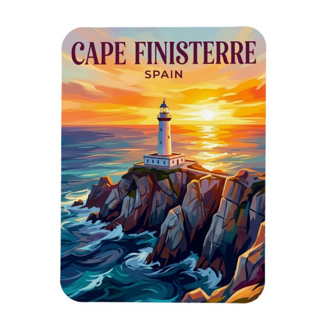 Imán Cabo Finisterre España (Vertical)