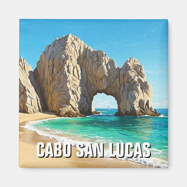 Imán Cabo San Lucas México El Arco Viaje (Frente)