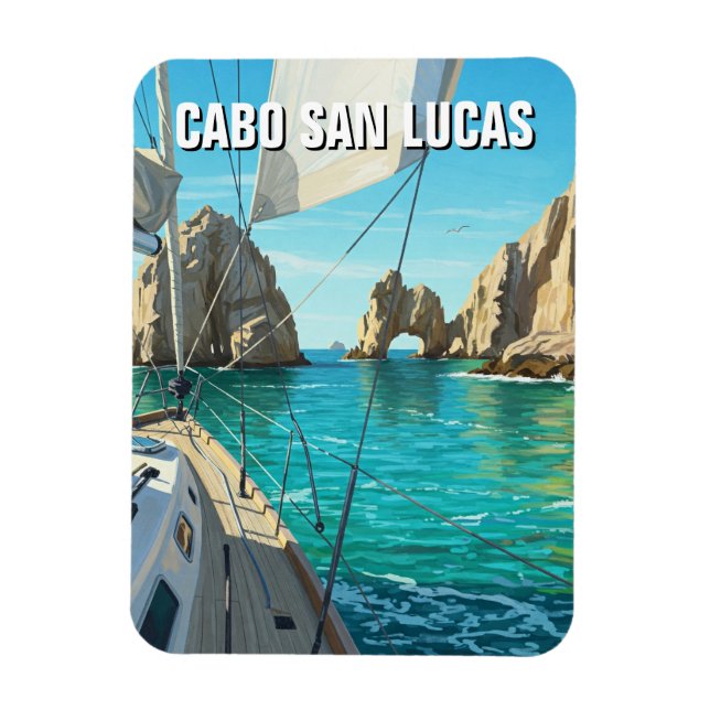 Imán Cabo San Lucas México El Arco Viaje (Vertical)