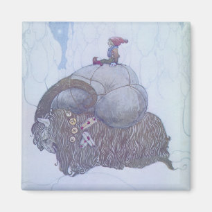 Imán Cabra escandinava del navidad de Julbocken