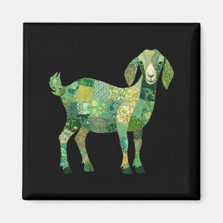 Imán Cabra lechera nubia de patchwork