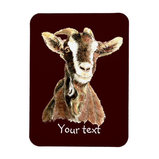 Imán Cabra vieja, humor animal de granja (Vertical)