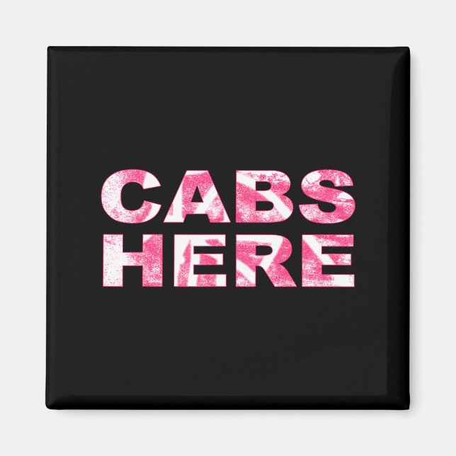 Imán Cabs Here Gym Tan Laundry New Jersey Gtl Garden  (Frente)