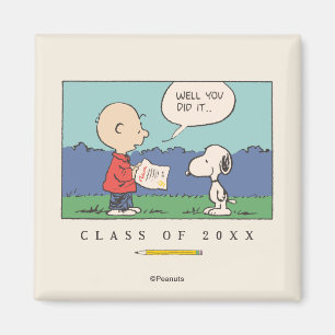 Imán Cacahuetes Charlie Brown Snoopy Bueno Lo Hiciste G
