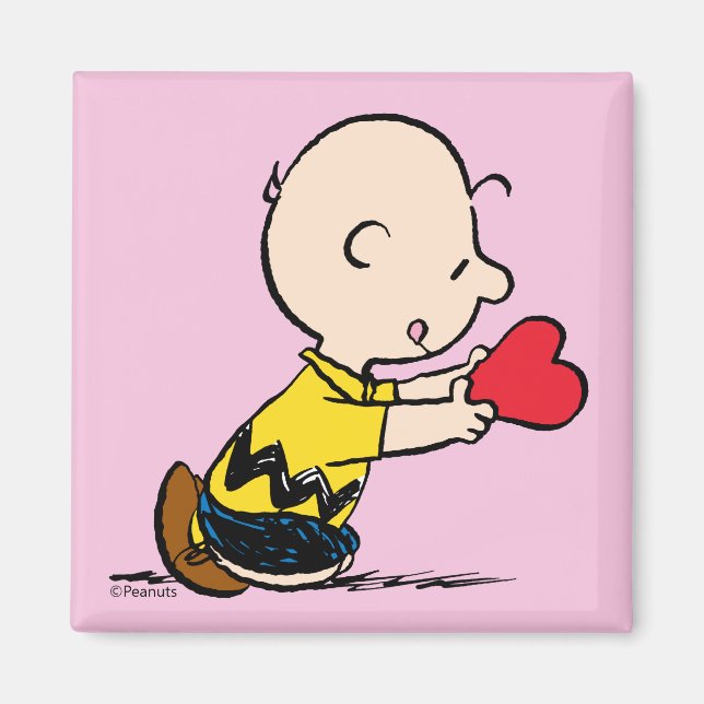 Imán Cacahuetes | El día de San Valentín Charlie Brown  (Frente)