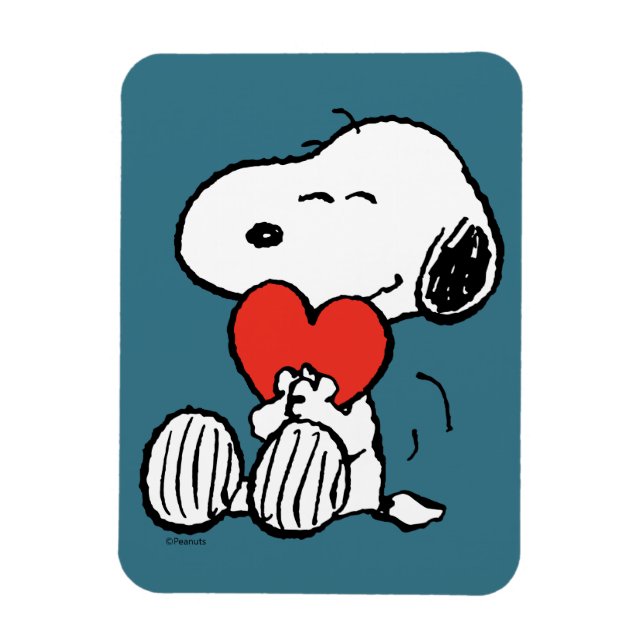Imán Cacahuetes | EL DÍA DE SAN VALENTÍN | Snoopy Heart (Vertical)