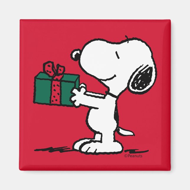 Imán Cacahuetes | Entrega de Navidades Snoopy (Frente)