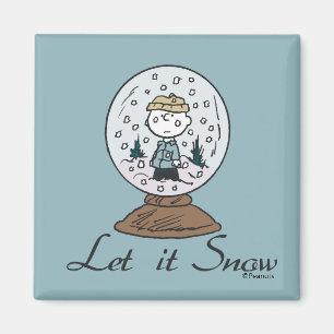 Imán Cacahuetes   Globe de nieve Charlie Brown