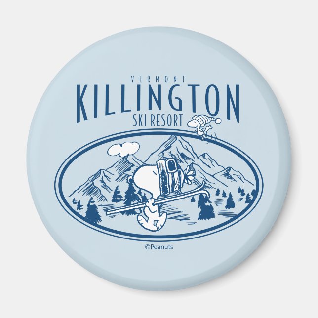 Imán Cacahuetes | Killington Ski Resort Vermont (Frente)