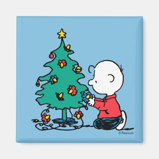 Imán Cacahuetes | Luces de Navidades de Charlie Brown (Frente)