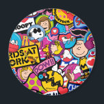 Imán Cacahuetes | Patrón de parches de mixtape<br><div class="desc">Echa un vistazo a este divertido diseño de The Peanuts Gang en parches bonitos.</div>