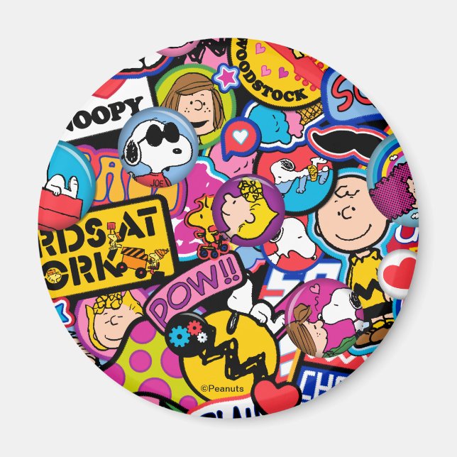 Imán Cacahuetes | Patrón de parches de mixtape (Frente)