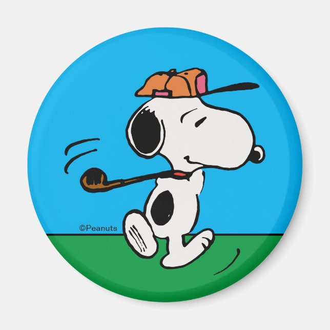 Imán Cacahuetes | Snoopy Golf (Frente)