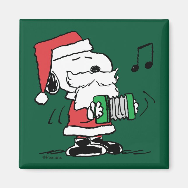 Imán Cacahuetes | Snoopy Santa Claus Accord (Frente)