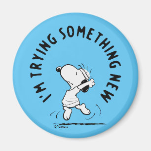 Imán Cacahuetes   Snoopy Tramitando Algo Nuevo