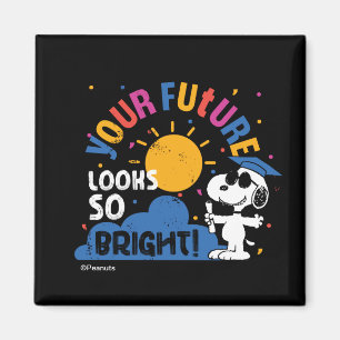 Imán Cacahuetes Snoopy Tu Futuro Se Ve Tan Brillante