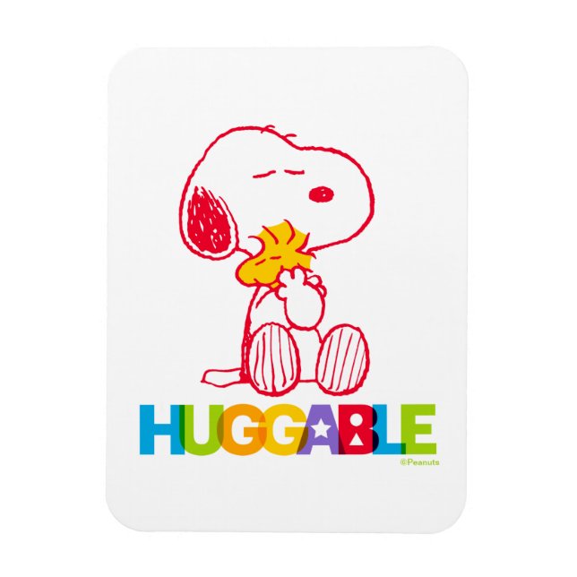 Imán Cacahuetes | Snoopy & Woodstock Huggable (Vertical)
