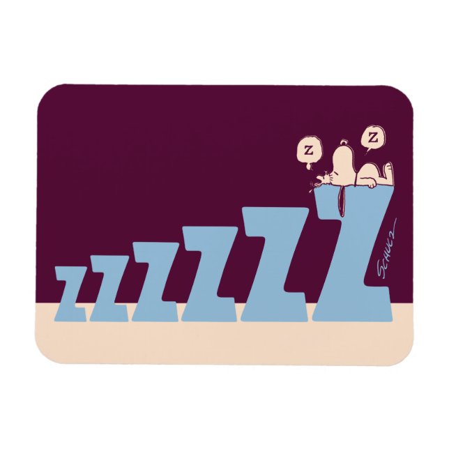 Imán Cacahuetes | Snoopy & Woodstock Nap (Horizontal)