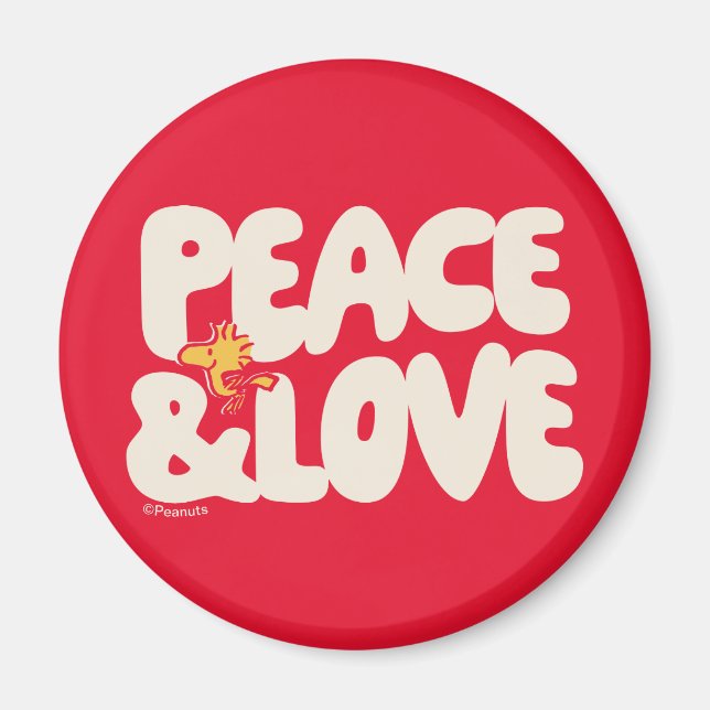 Imán Cacahuetes | Woodstock de paz y amor (Frente)