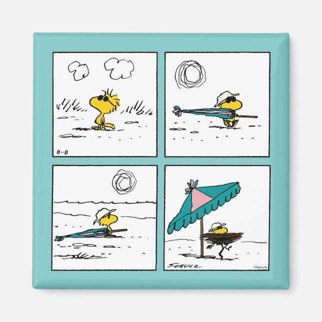 Imán Cacahuetes | Woodstock en la playa (Frente)