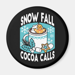 Imán Cacao caliente y encanto invernal - Llamadas de ca