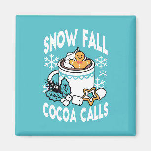 Imán Cacao caliente y encanto invernal - Llamadas de ca
