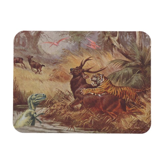 Imán Cacería de dino - (Horizontal)