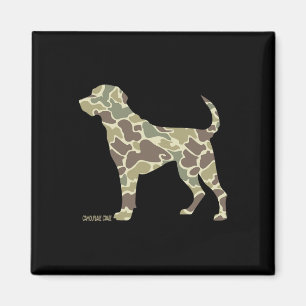 Imán Cacería de perro camuflaje de camo de perro de lab