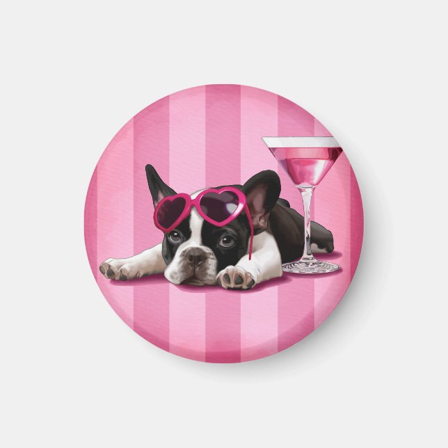 Imán Cachorro de Bulldog francés (Frente)