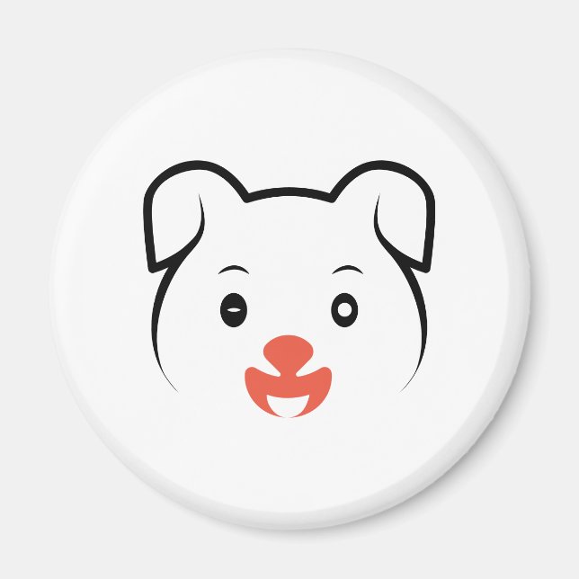 Imán Cachorro de cachorros (Frente)