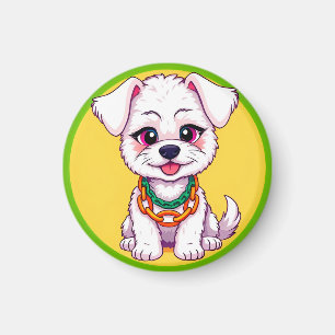 Imán Cachorro de dibujos animados adorable