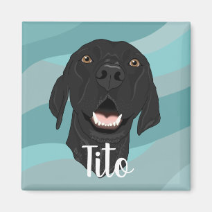 Imán Cachorro de punteros negros