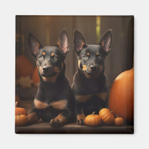 Imán Cachorro Kelpie Australiano Delicia de Otoño Calab