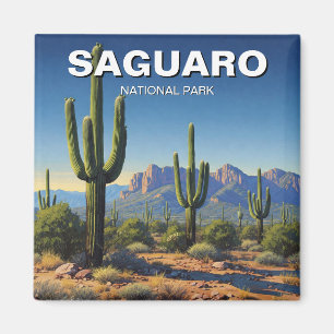 Imán Cacti en el recuerdo del Parque Nacional Saguaro