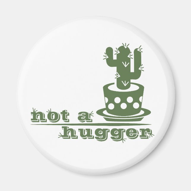 Imán Cacti No es gracioso decir (Frente)