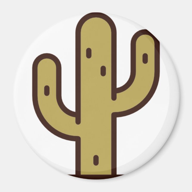 Imán cactus (Frente)