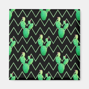 Imán Cactus acuarela