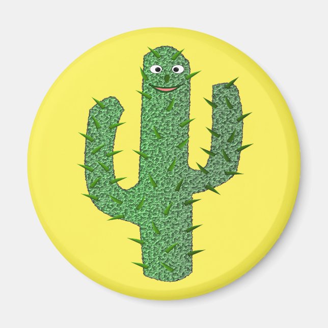 Imán Cactus Happy Day of the Dead (Frente)