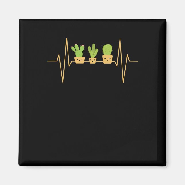 Imán Cactus Heartbeat (Frente)