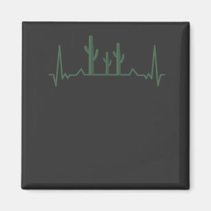 Imán Cactus Heartbeat