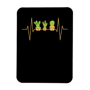 Imán Cactus Heartbeat