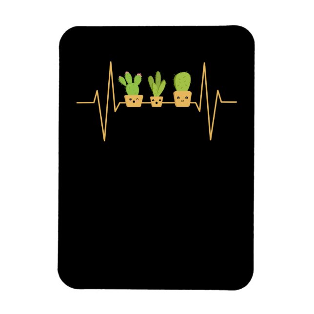 Imán Cactus Heartbeat (Vertical)