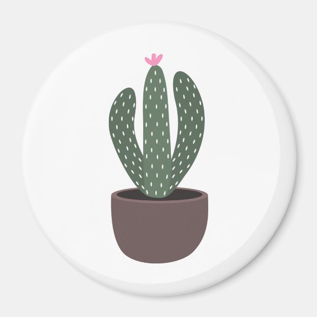 Imán Cactus in pot (Frente)