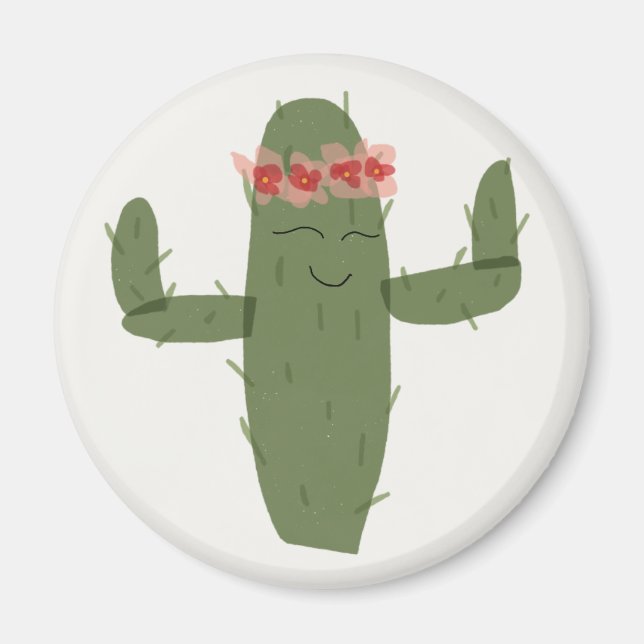 Imán Cactus princess (Frente)