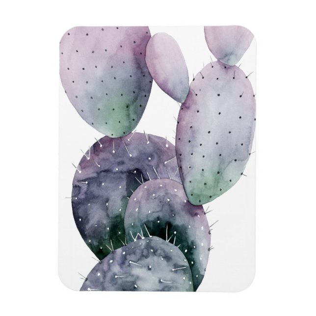 Imán Cactus púrpura (Vertical)