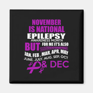 Imán ¡Cada mes es el mes de la Epilepsia para mí!