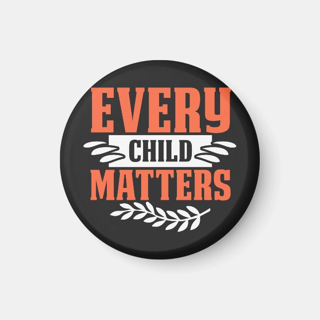 Imán Cada niño importa indígena (Frente)